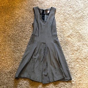 Banana Republic Black and White Dress
